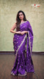 Elegant Crepe Multi Colour Designer Saree