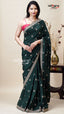 Designer Crepe Saree for Party Evenings