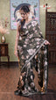 Bottle Green Tissue Designer Saree Style
