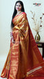 Gold DMM Pattu Saree for Celebrations
