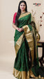 Green Salem Pattu Saree for Festive Wear