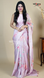 Multi Colour Tusser Fancy Saree for Sangeet Nights