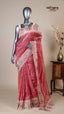 Maroon Organza Fancy Saree for Wedding Functions