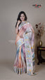 Biscuit Tusser Fancy Saree for Gifting