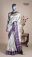 Multi Colour Chiniya Silk Fancy Saree for Sangeet Nights