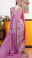 Pink Tusser Saree | Fancy Ethnic Wear Saree | Vayyaarie Sarees