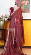 Maroon Chiffon Saree | Fancy Ethnic Wear Saree | Vayyaarie Sarees