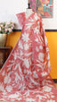 Peach Organza Saree | Fancy Ethnic Wear Saree | Vayyaarie Sarees