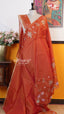 Rust Fancy Saree | Fancy Ethnic Wear Saree | Vayyaarie Sarees