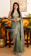 Pista Green Fancy Saree | Designer Ethnic Wear Saree | Vayyaarie Sarees