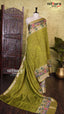 Mehendi Green Georgette Saree | Fancy Ethnic Wear Saree | Vayyaarie Sarees