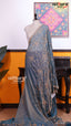 Peacock Blue Chiffon Saree | Fancy Ethnic Wear Saree | Vayyaarie Sarees