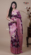 Magenta Tissue Fancy Saree for Seasonal Festivals
