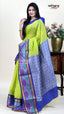 Parrot Green Kuppadam Saree for Festive Wear