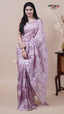 Tissue Saree in Onion Pink for Elegant Events