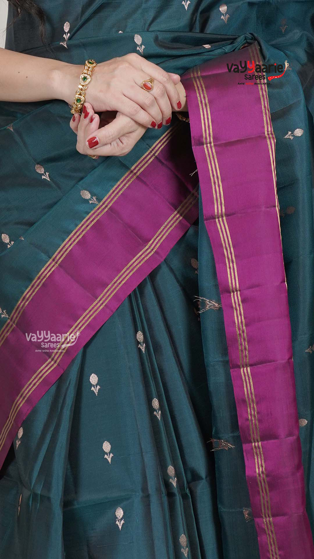 Pattu Saree with Kalamkari Art Prints | Premium Occasion Wear Saree | Vayyaarie Sarees