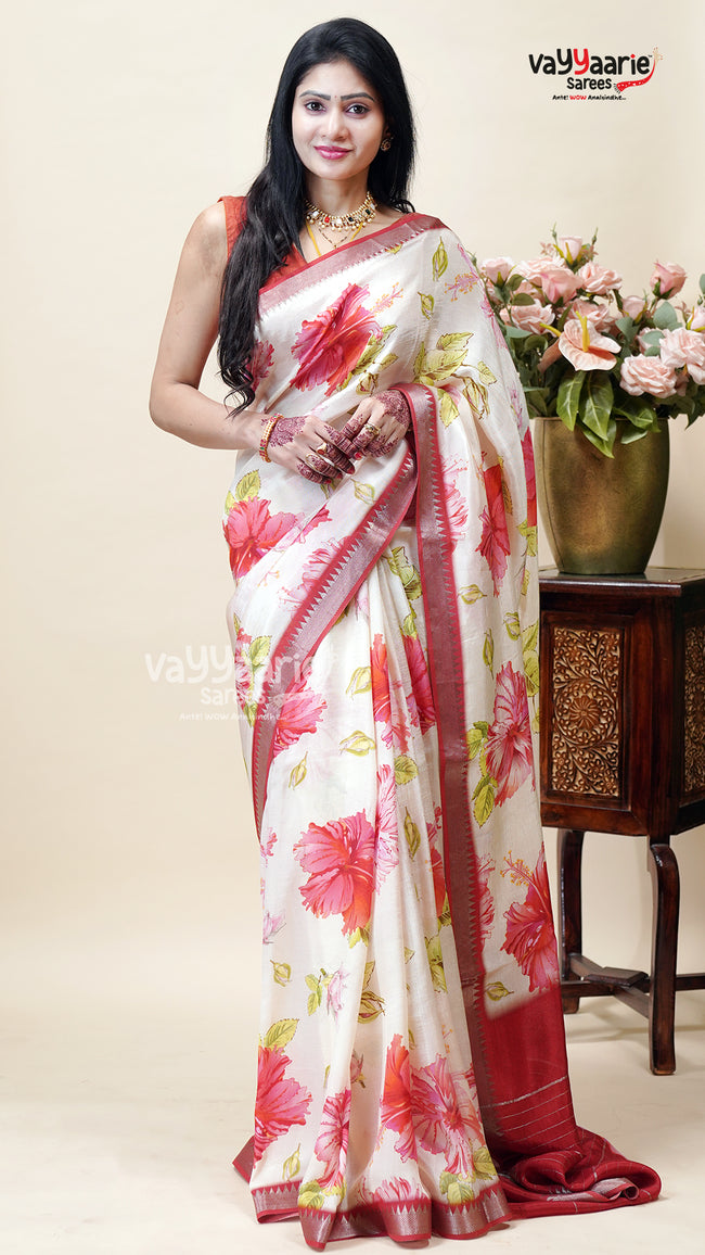 Handloom Mangalagiri Saree for Festive Wear Hover Image