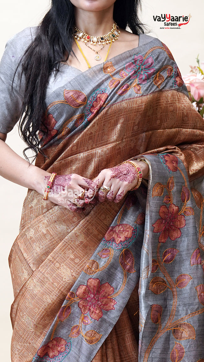 Tusser Saree for Graceful Festive Looks Main Image
