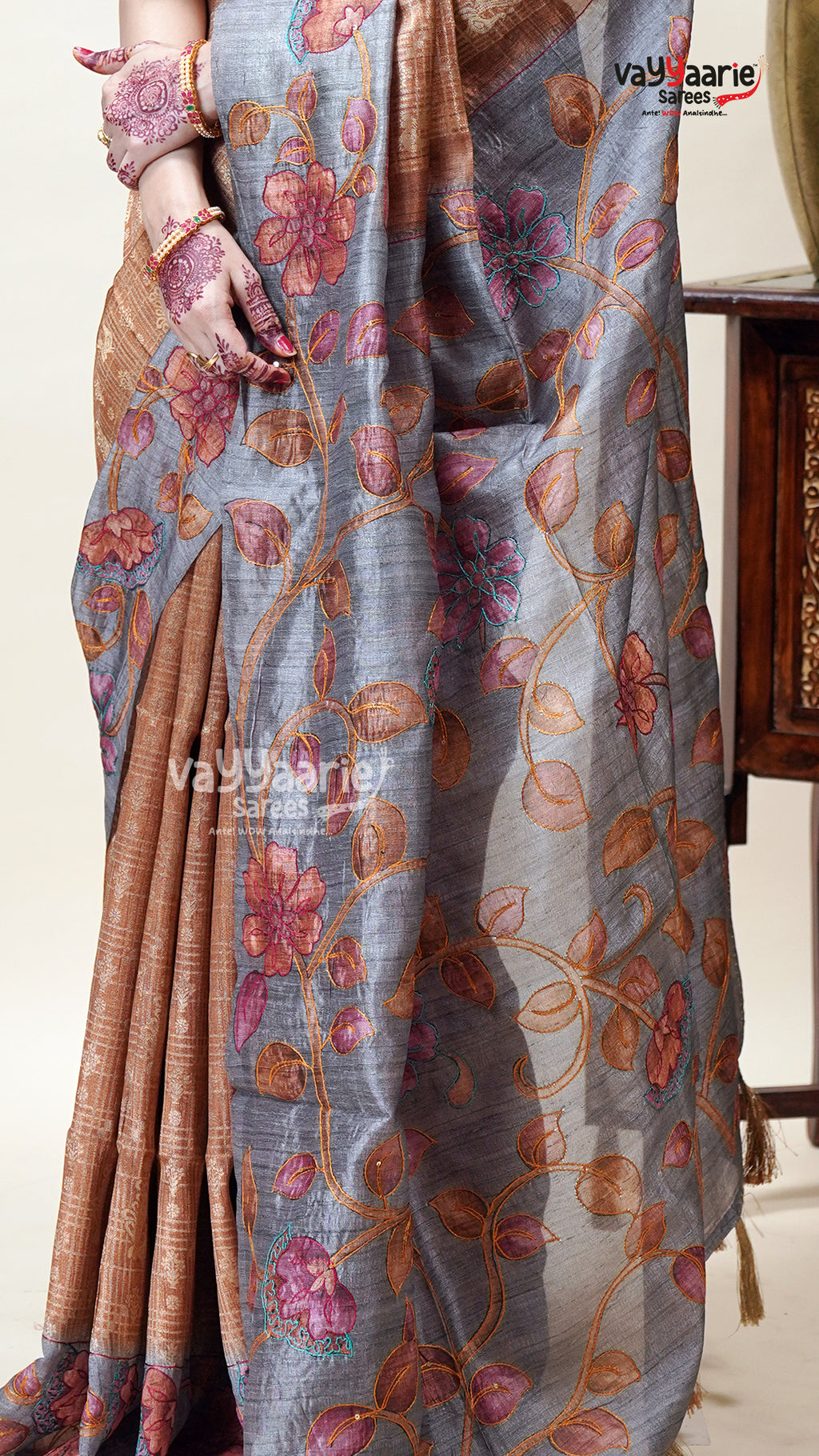 Tusser Saree for Graceful Festive Looks