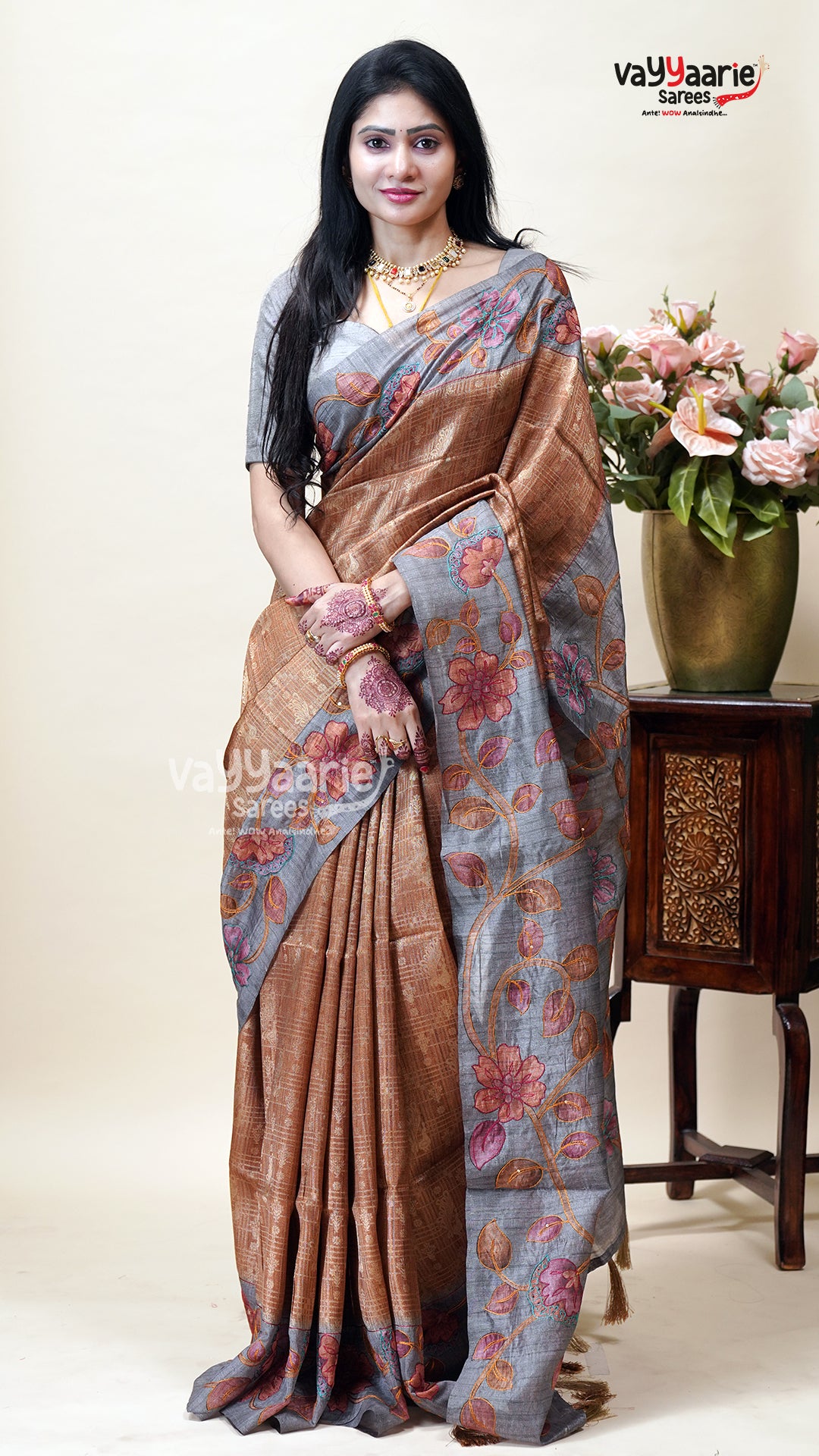 Tusser Saree for Graceful Festive Looks