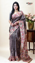 Multicolour Tusser Saree for Puja and Gifting