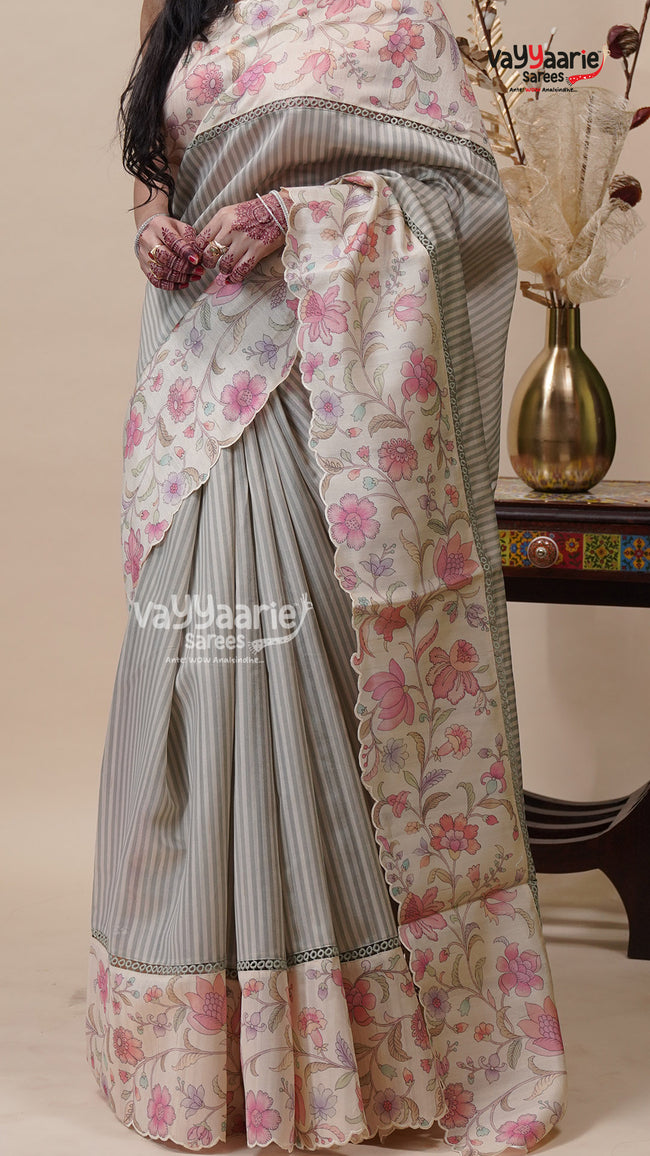Multicolour Tusser Saree for Festive Gatherings Main Image