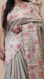 Multicolour Tusser Saree for Festive Gatherings
