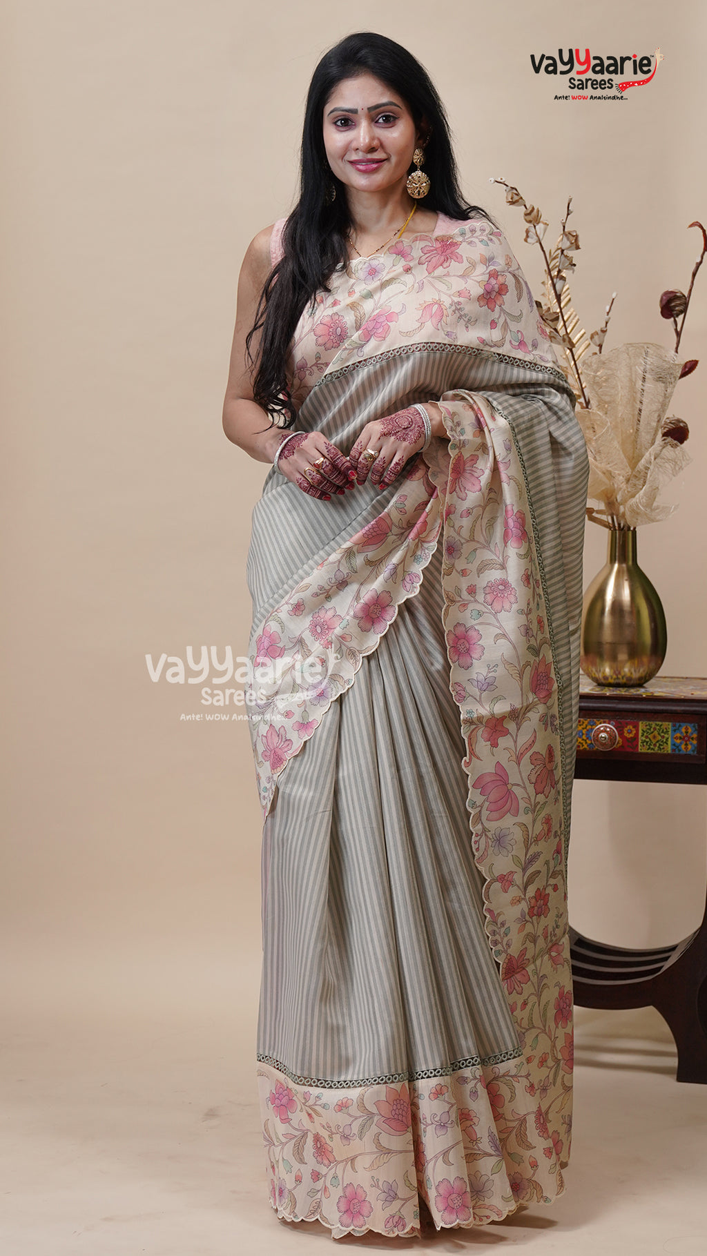 Multicolour Tusser Saree for Festive Gatherings