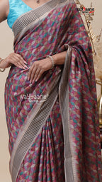 Multicolour Tusser Saree for Cultural Events