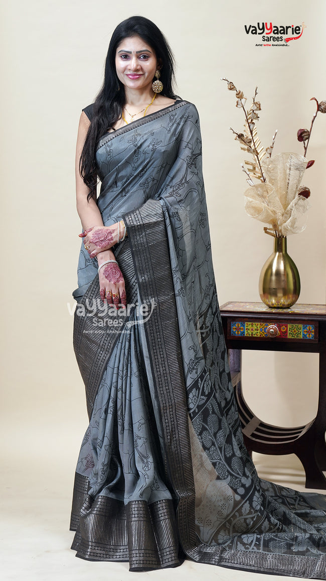Mangalagiri Handloom Saree for All Occasions Hover Image