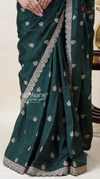 Designer Crepe Saree for Party Evenings