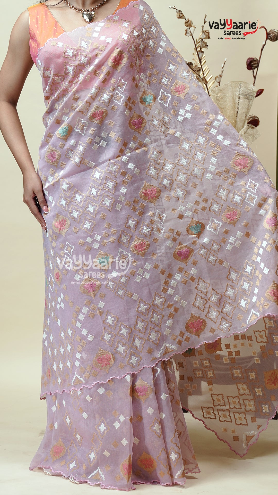 Linen Silk Saree for Everyday Festive Wear