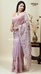 Linen Silk Saree for Everyday Festive Wear