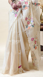 Linen Silk Saree for Day Functions
