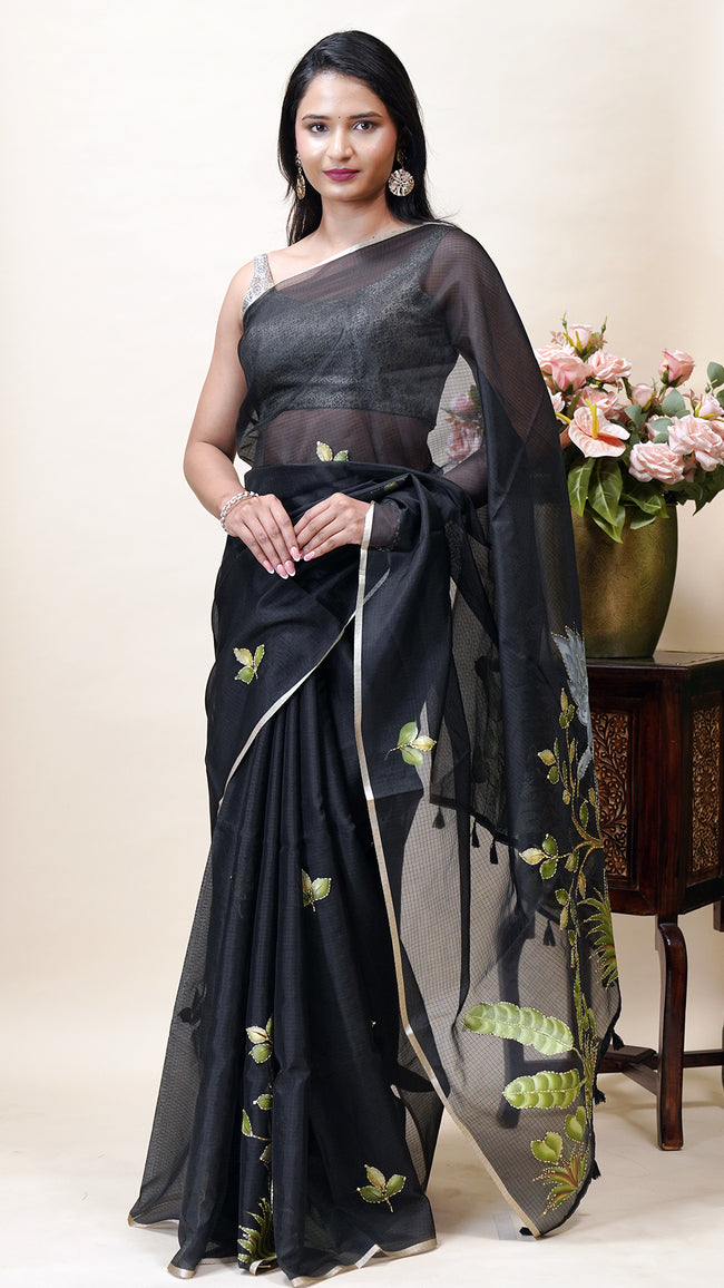 Tusser Saree for Traditional Occasion Wear Hover Image