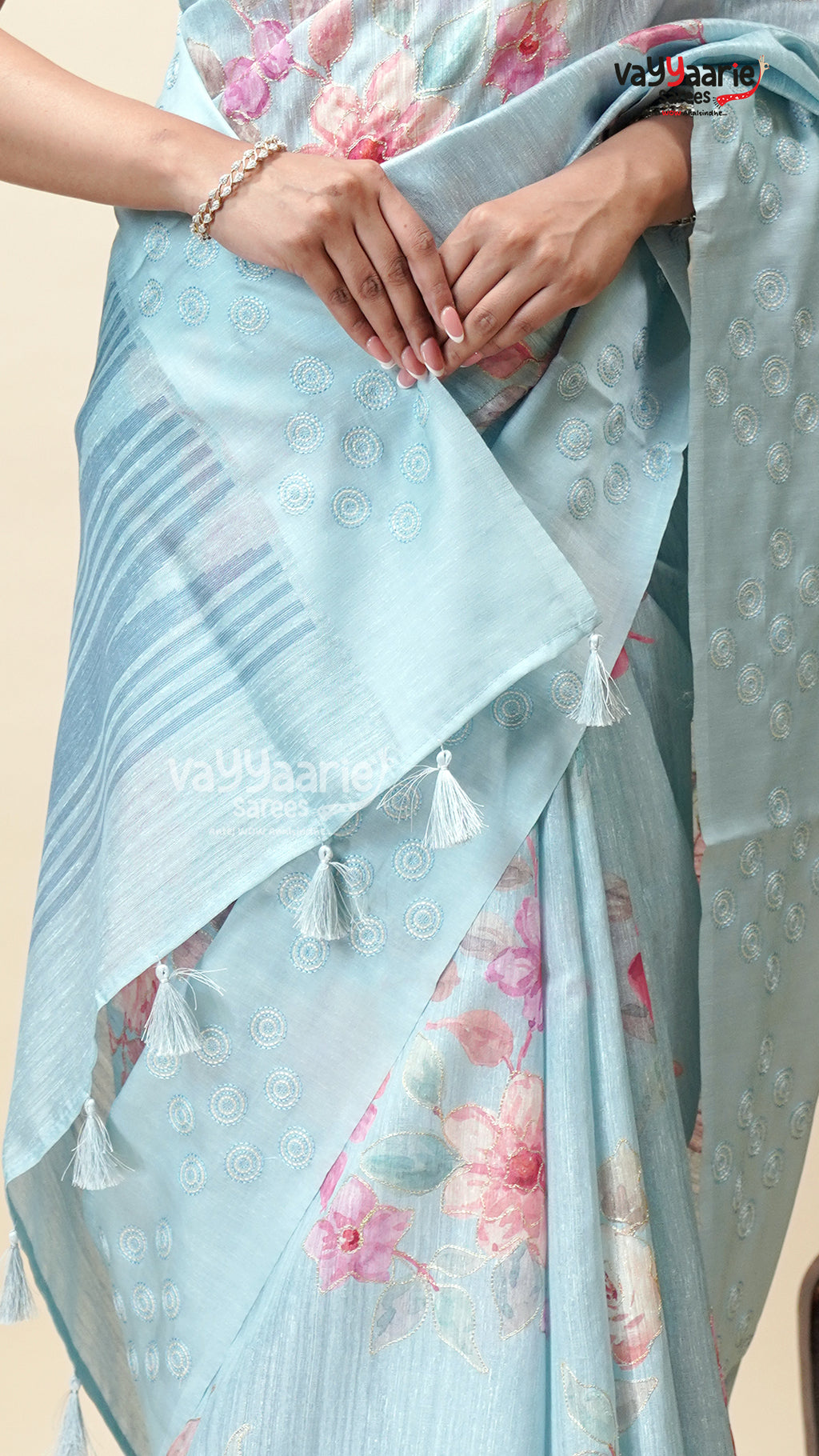 Tusser Saree for Temple Visits and Functions