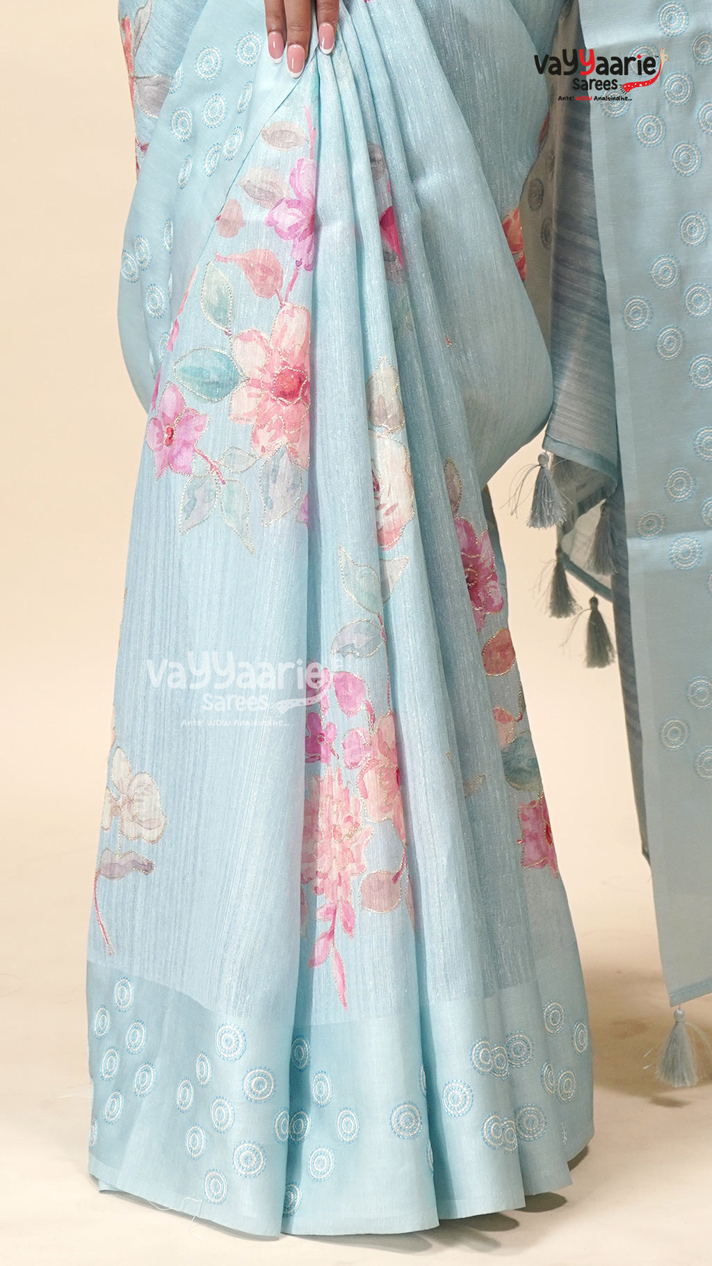 Tusser Saree for Temple Visits and Functions