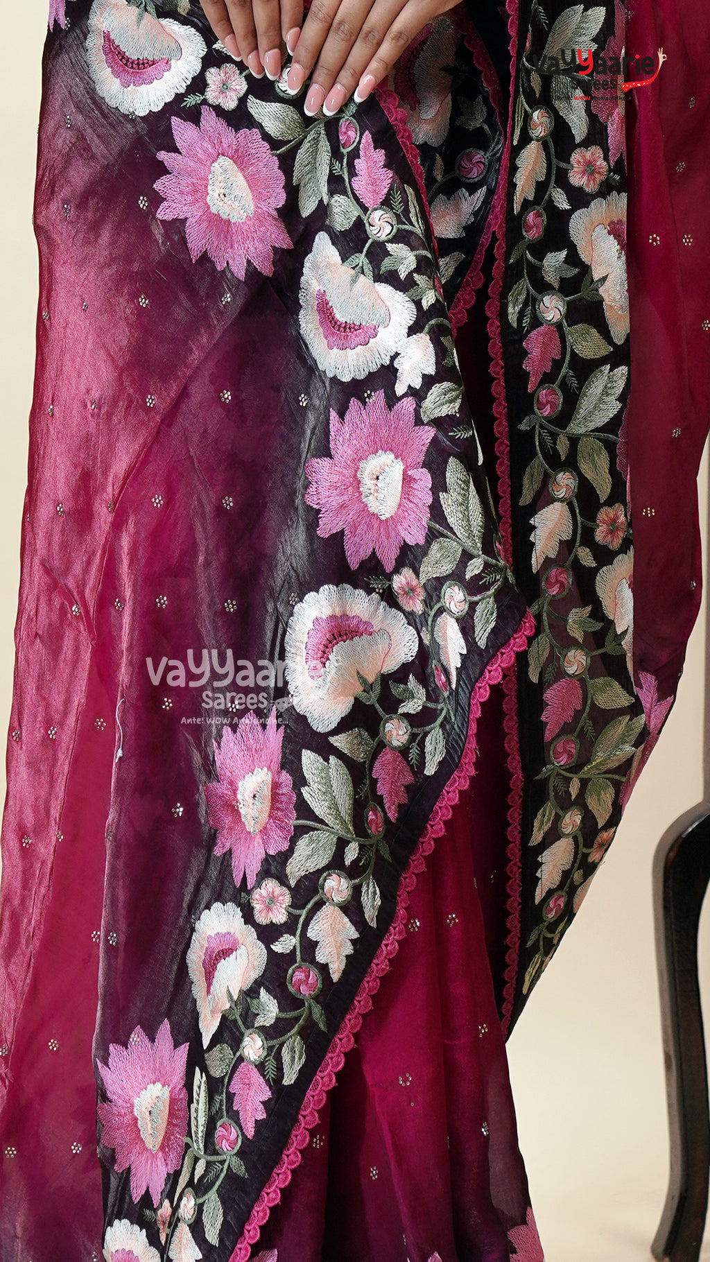 Multicolour Tusser Saree for Graceful Dressing