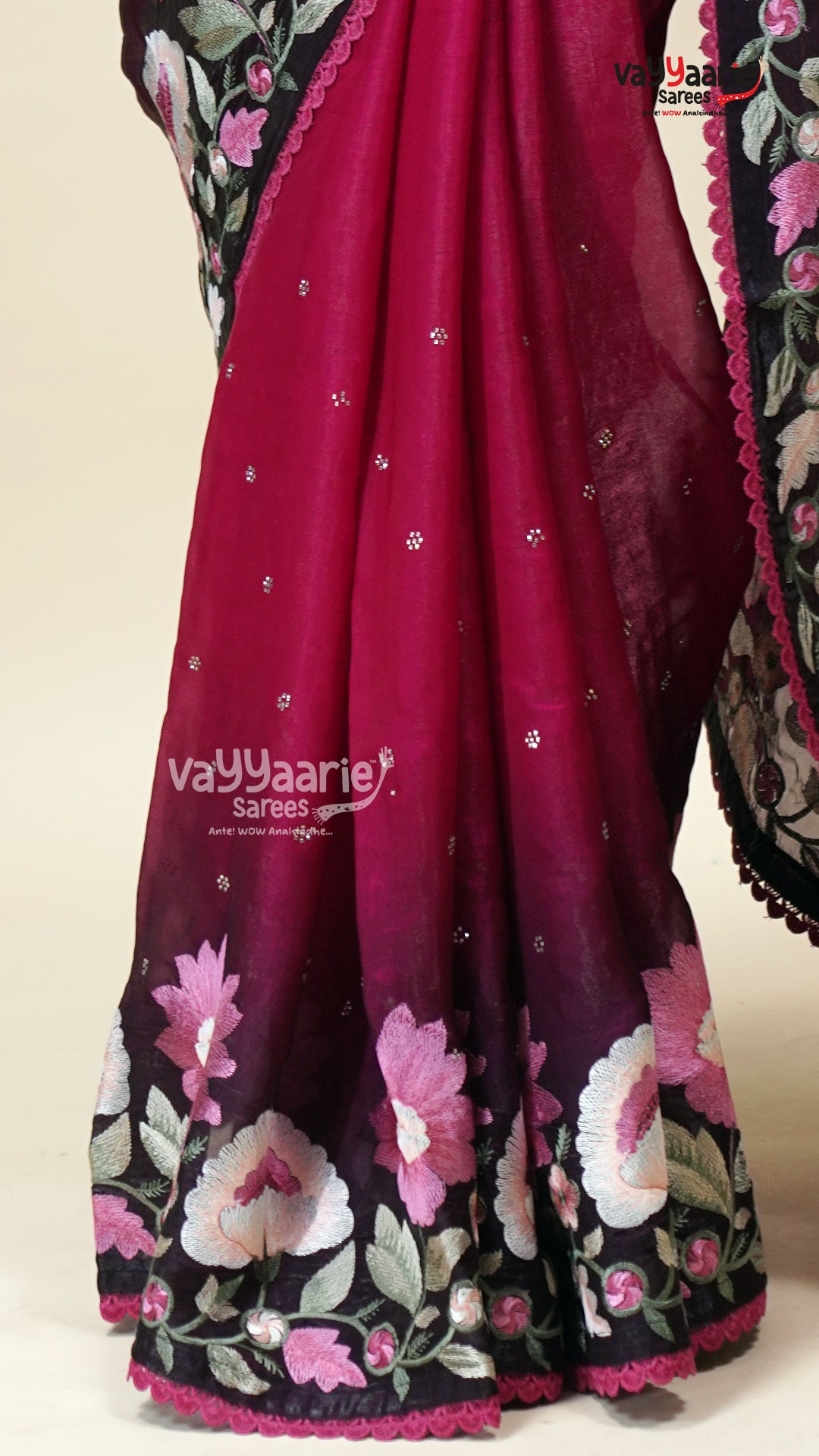 Multicolour Tusser Saree for Graceful Dressing