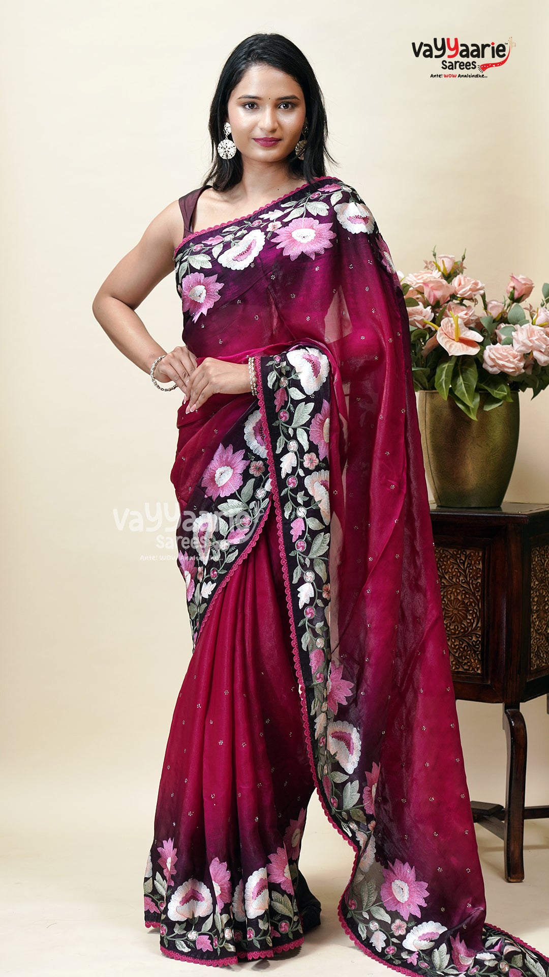 Multicolour Tusser Saree for Graceful Dressing