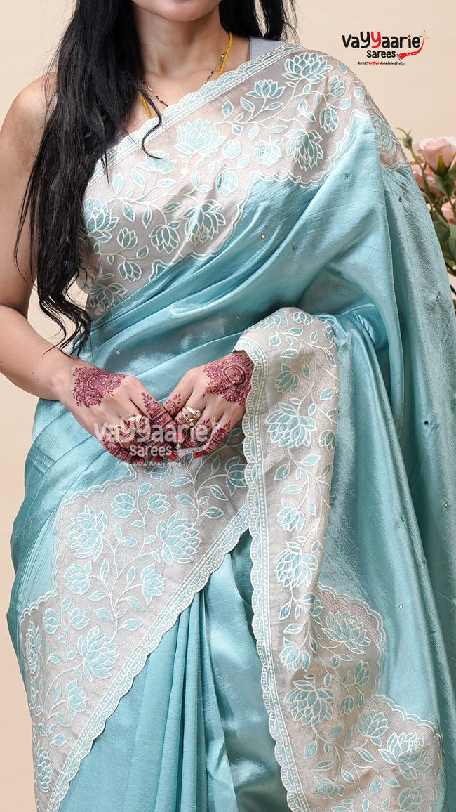 Designer Dola Silk Saree for Grand Occasions Main Image
