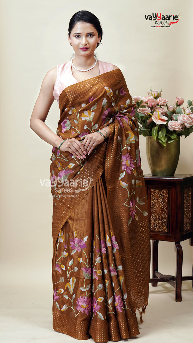 Multicolour Georgette Saree for Party Wear Hover Image