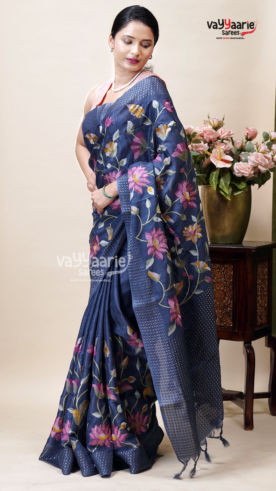 Flowing Georgette Saree for Evening Looks