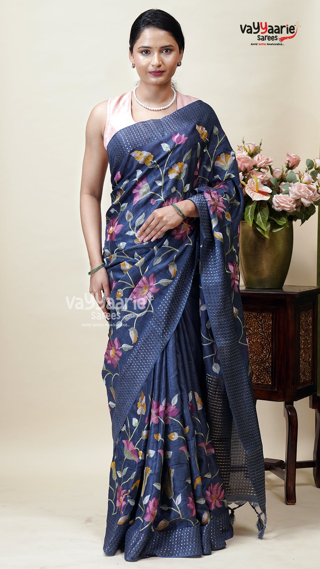 Flowing Georgette Saree for Evening Looks