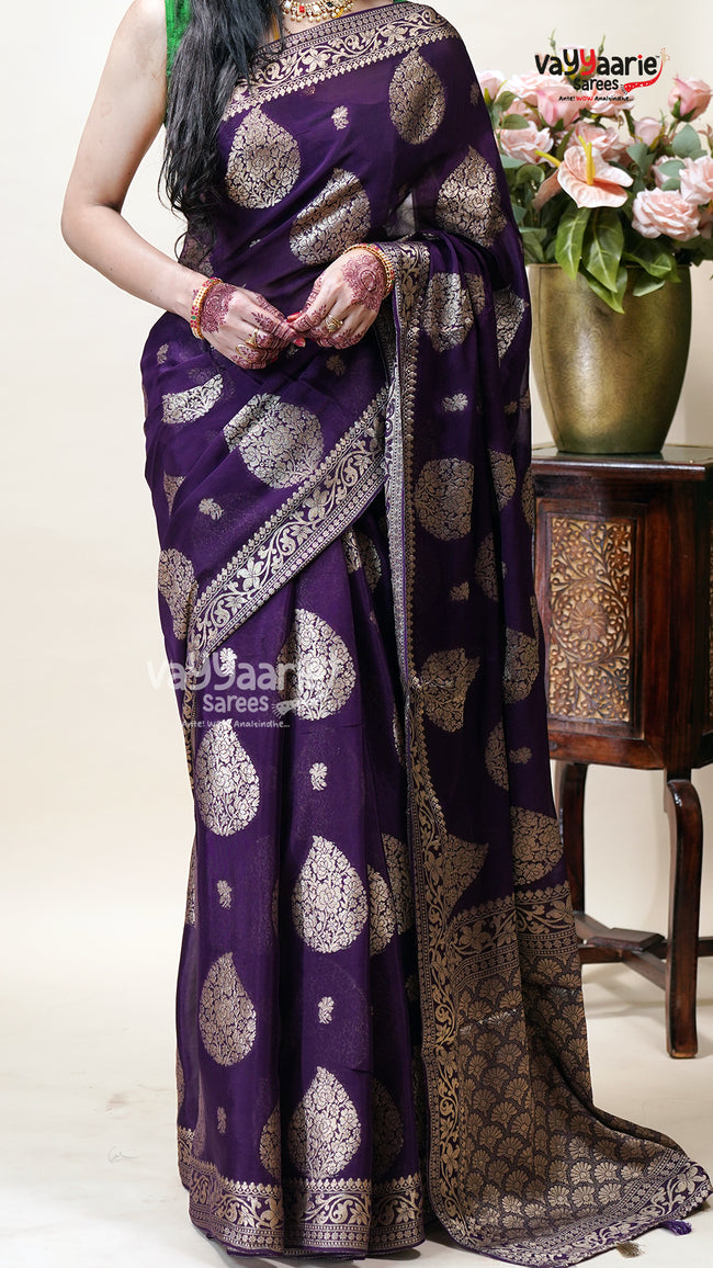 Multicolour Mango Silk Saree for Functions Main Image