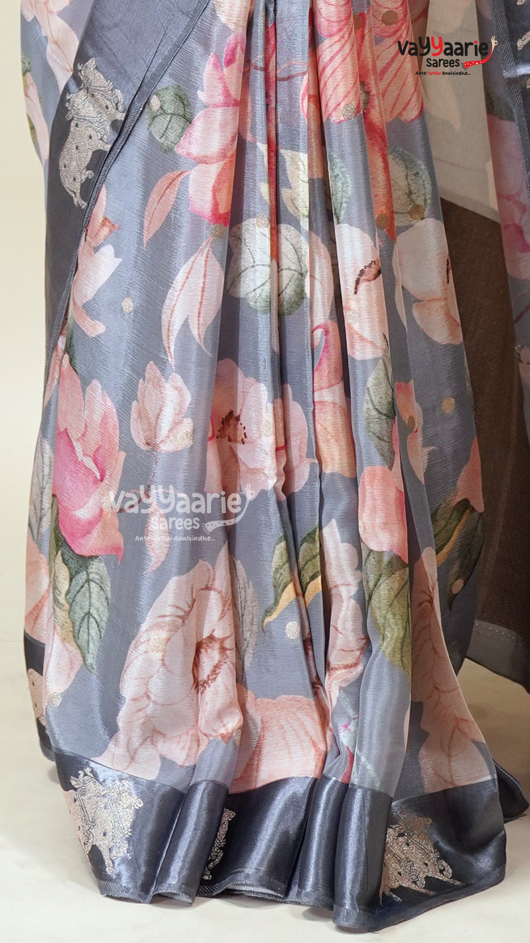 Multicolour Tissue Saree for Joyful Events