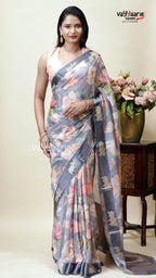 Multicolour Tissue Saree for Joyful Events