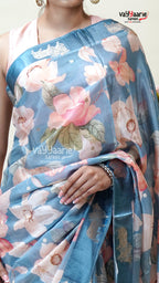 Multicolour Tissue Saree for Ethnic Gatherings