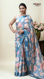 Multicolour Tissue Saree for Ethnic Gatherings
