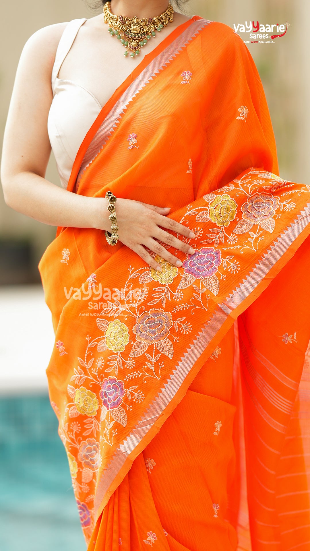 Multicolour Sico Handloom Saree for Daily Elegance